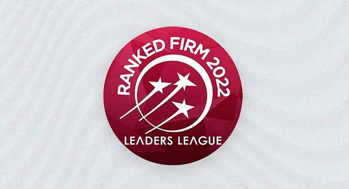 Áreas de Direito Empresarial e Tributário são reconhecidas pela Leaders League